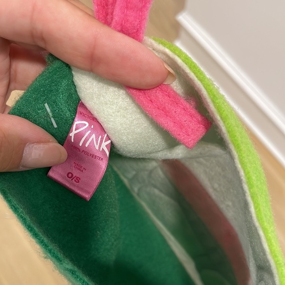 Vintage PINK Victoria Secret Christmas Stocking - Picture 4 of 6